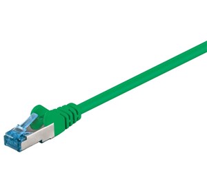 Nettverkskabel - CAT 6A patch cable S/FTP (PiMF) green - 4040849937835