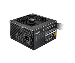 Strømforsyning (PSU) - Cooler Master MWE Gold V2 Strømforsyning (PSU) - 550 Watt - 120 mm - ATX - 80 Plus Gold sertifisert - MPE-5501-ACAAG-EU