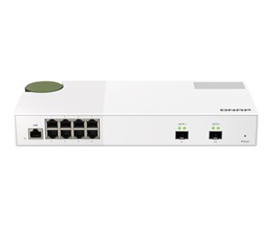 Switch/splitter - QNAP QSW-M2108-2S 10GbE and 2.5GbE Layer 2 Web Managed Switch - QSW-M2108-2S