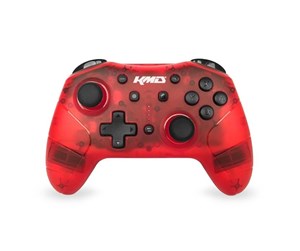 Spill - Tilbehør - KMD Switch Pro Wireless Controller - Red - Controller - Nintendo Switch - 849172011151