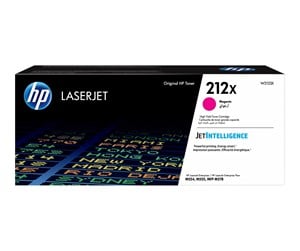 Printertilbehør blekk/toner - HP 212X / W2123X High Yield Magenta Toner - Laser toner Rød - W2123X