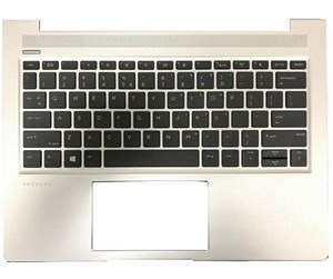 Tastatur - HP 430 G6/G7 Keyboard/Topcover None Backlit (US/I) - Bærbart tastatur - til utskifting - Engelsk - Grå - L44548-B31