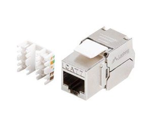 Tilbehør - Lanberg KSF7-2000 Keystone Module Tolless RJ45 CAT7 FTP - KSF7-2000