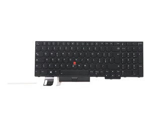 Tastatur - Lenovo Primax - Bærbart tastatur - til utskifting - Italiensk - Svart - 5N20V78923