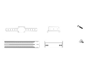 Veggmontering, AV-braketter & AV-møbler - Yealink VESA mount for MVC400/A20/UVC40/A30 - VCS-TVMount2