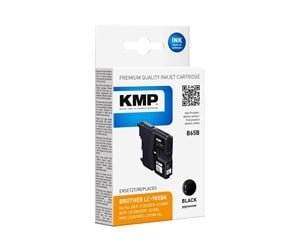 Printertilbehør blekk/toner - KMP B65B - black - remanufactured - ink cartridge (alternative for: Brother LC985BK) - Blekkpatron Svart - 1523,4001