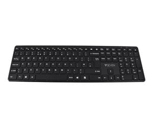 Tastatur - V7 KW550UKBT - keyboard - QWERTY - UK - black - Tastatur - Engelsk - Storbritannia - Svart - KW550UKBT