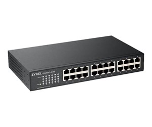 Switch/splitter - ZyXEL GS-1100-24E 24-port GbE Unmanaged Switch - GS1100-24E-EU0103F