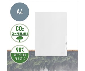 Lommer, Omslag & Registre - Leitz Recycle A4-omslag, 140 micron, CO2-kompensert, pose med 25 stk. - 40013003