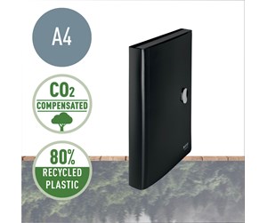 Mapper & Ordrebrett - Leitz  Recycle PP Ekspanderende Prosjektmappe, CO2-kompensert Sort - 46240095