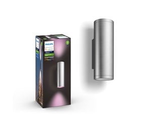 Smarthus - Philips Hue Outdoor Appear Vegglampe - Inox - 915005976301