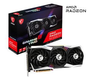 Grafikkort - MSI Radeon RX 6900 XT GAMING X TRIO - 16GB GDDR6 RAM - Grafikkort - RX 6900 XT GAMING X TRIO 16G