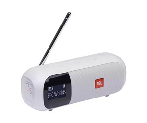 DAB, nettverks- og klokkeradio - JBL Tuner 2 - Mono - JBLTUNER2WHT