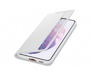 Mobil - Deksel og etui - Samsung Galaxy S21 Plus Smart Clear View Cover - Light Grey - EF-ZG996CJEGEW