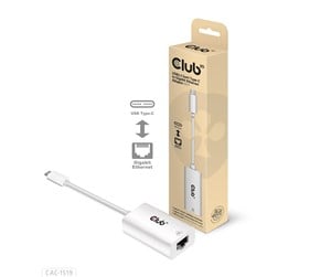 Nettverksadapter - Club 3D CAC-1519 - network adapter - USB-C 3.2 Gen 1 - Gigabit Ethernet - CAC-1519