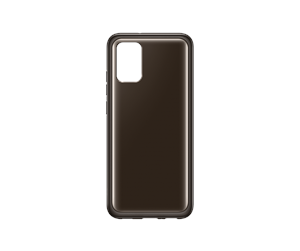 Mobil - Deksel og etui - Samsung Galaxy A02s - Soft Clear Cover - Black - EF-QA026TBEGEU