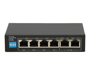 Switch/splitter - Extralink EUROS - v2 - switch - 6 ports - unmanaged - EX.14831