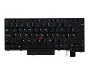 Tastatur - Lenovo Chicony - Bærbart tastatur - til utskifting - Engelsk - Storbritannia - Svart - 01HX327