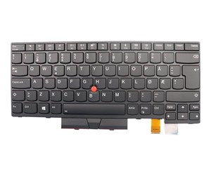 Tastatur - Lenovo Lite-On - Bærbart tastatur - til utskifting - Norsk - Svart - 01HX479