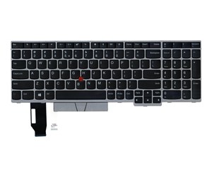 Tastatur - Lenovo - notebook replacement keyboard - with Trackpoint UltraNav - Portuguese - black - Bærbart tastatur - til utskifting - Portugisisk - Svart - 01YN729