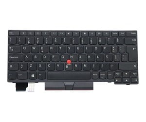 Tastatur - Lenovo Chicony - Bærbart tastatur - til utskifting - Portugisisk - Svart - 01YP021