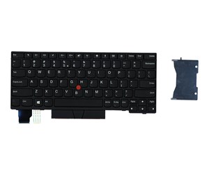 Tastatur - Lenovo Chicony - Bærbart tastatur - til utskifting - Amerikansk Engelsk - Svart - 01YP029