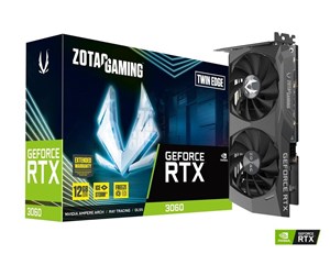 Grafikkort - ZOTAC GeForce RTX 3060 Twin Edge - 12GB GDDR6 RAM - Grafikkort - ZT-A30600E-10M