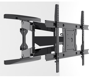 Veggmontering, AV-braketter & AV-møbler - Sinox One TV Wall Mount. 37"-85". Black 50 kg 85" 200 x 200 mm - SOB0186