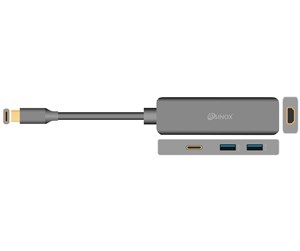 USB-hub - Sinox USB C Hub. Aluminum USB-hub - SXI66020