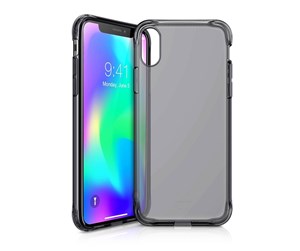 Mobil - Deksel og etui - ITSKINS  Gel Cover iPhone XS Max. Transparent black - APXP-ZEROG-BLCK