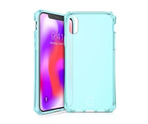 Mobil - Deksel og etui - ITSKINS  Cover for iPhone XS Max. Transparent Blue - APXP-SPECM-LBLU