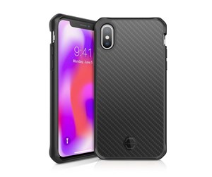 Mobil - Deksel og etui - ITSKINS  Carbon iPhone XS Max (6.5") - APXP-HYBFS-BLK1