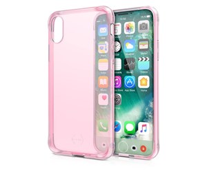 Mobil - Deksel og etui - ITSKINS  Gel Cover iPhone X/XS. Transparent light pink - APHX-ZEROG-LPNK