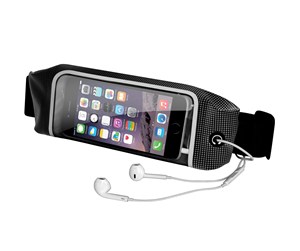 Mobil - Deksel og etui - ConnecTech  waistband for iPhone. Black - SXS3200