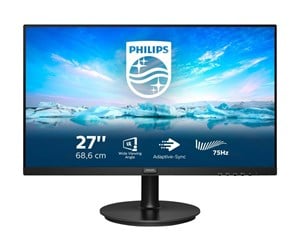 Skjerm - 27" Philips V-line 272V8LA - 1920x1080 - 75Hz - VA - 272V8LA/00