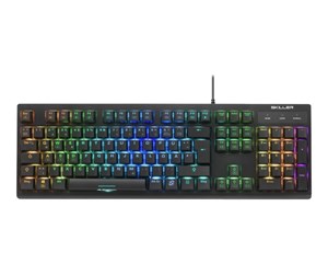 Tastatur - Sharkoon Skiller MECH SGK30 - keyboard - German - black - Tastatur - Tysk - Svart - 4044951030002