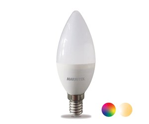 Smarthus - Marmitek  Glow SO. E14. White + 16 mio colors - 08511