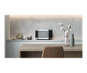 Mikrobølgeovn - Sharp YC-MG81E-S - microwave oven with grill - freestanding - silver/black - YC-MG81E-S