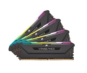 RAM - Corsair Vengeance RGB PRO SL DDR4-3200 - 128GB - CL16 - Quad Channel (4 pcs) - Intel XMP - Svart med RGB - CMH128GX4M4E3200C16