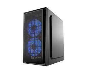 Kabinett - Gembird FORNAX-950B - tower - micro ATX - Kabinett - Miditower - Svart - CCC-FORNAX-950B