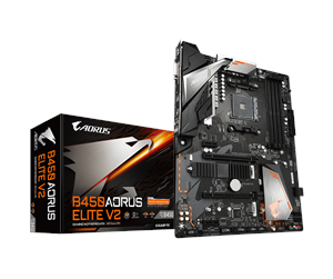 Hovedkort - GIGABYTE B450 AORUS ELITE V2 Hovedkort - AMD B450 - AMD AM4 socket - DDR4 RAM - ATX - B450 AORUS ELITE V2