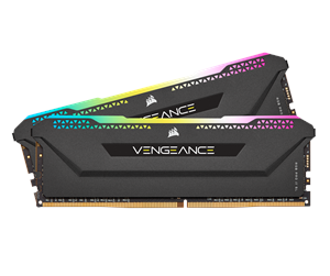 RAM - Corsair Vengeance RGB PRO SL DDR4-3200 - 16GB - CL16 - Dual Channel (2 pcs) - AMD Optimized - Svart med RGB - CMH16GX4M2Z3200C16