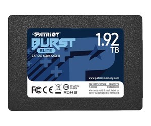 SSD - Patriot Burst Elite SSD - 1.9TB - SATA-600 - 2.5" - PBE192TS25SSDR