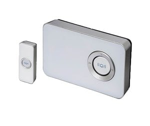 Elektriske apparater - Foss Europe Trend door bell design white battery - 102002