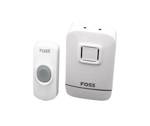 Elektriske apparater - Foss Europe Trend door bell value white battery - 102011