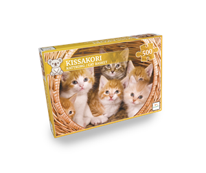 Puslespill - Lautapelit Nordic Quality Puzzles - Cat Basket (500 pieces) - LPFI7606