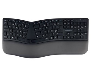 Tastatur - Kensington Pro Fit® Ergo trådløst tastatur Pan Nordic - Tastatur - Nordisk - Svart - K75401PN