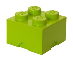 Barnerom - LEGO STORAGE BRICK 4 - YELLOWISH GREEN - 40031220