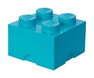 Barnerom - LEGO STORAGE BRICK 4 - MEDIUM AZUR - 40031743