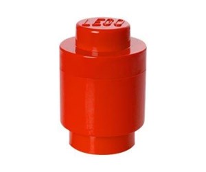 Barnerom - LEGO STORAGE BRICK 1 ROUND - RED - 40301730